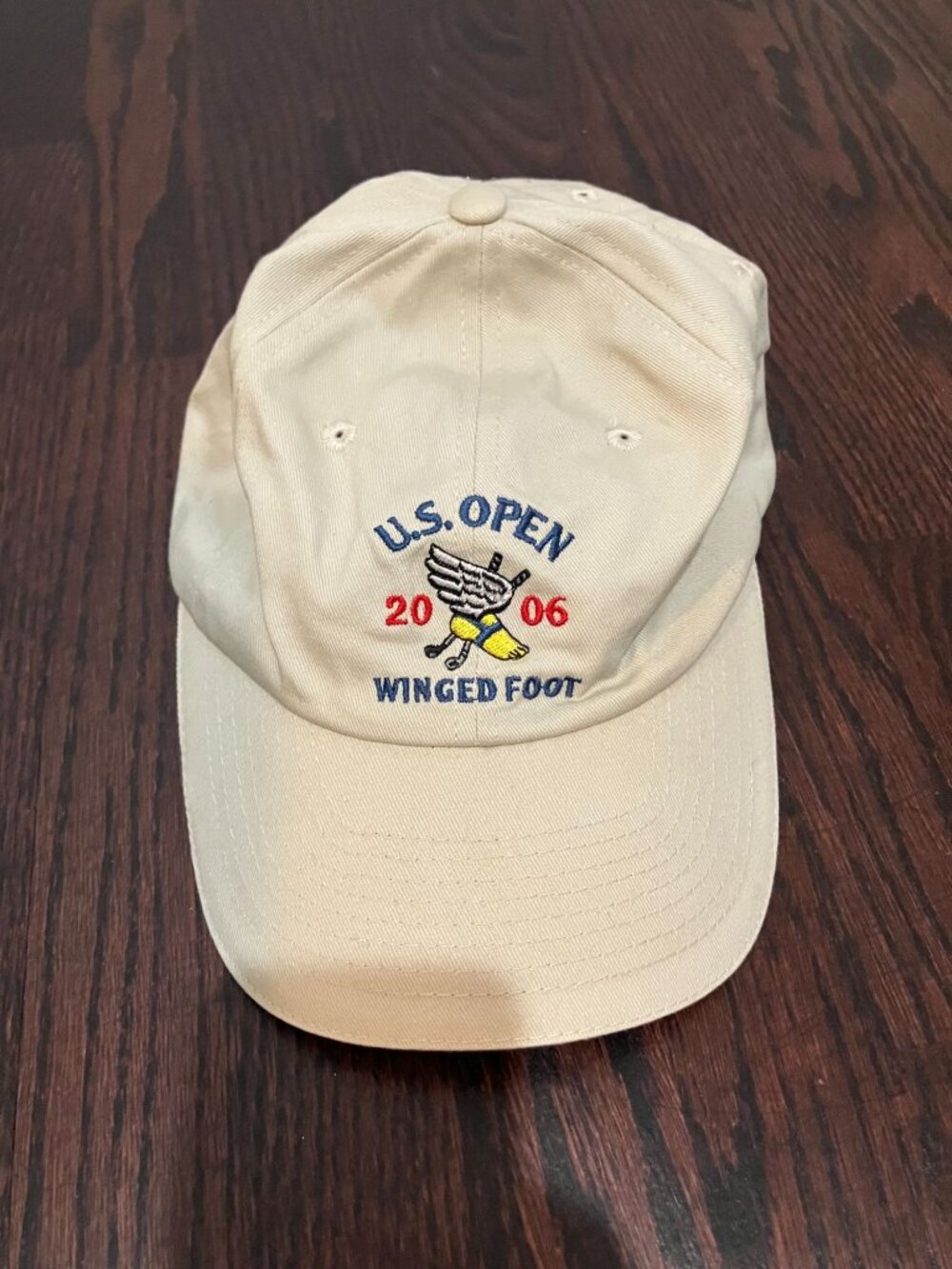 US Open 2006 Winged Foot Golf Hat Baseball Cap, Beige, One Size